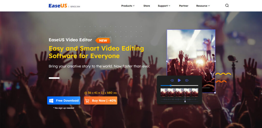 EaseUS Video Editor Lifetime License
