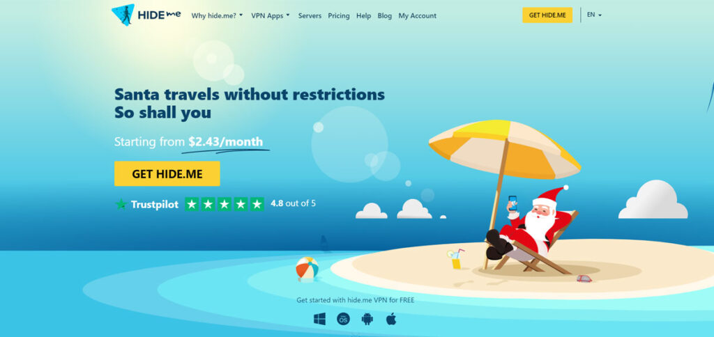 HideME VPN service