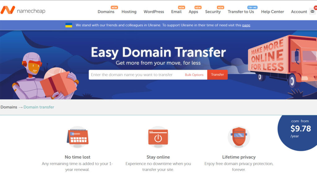 Namecheap Hosting